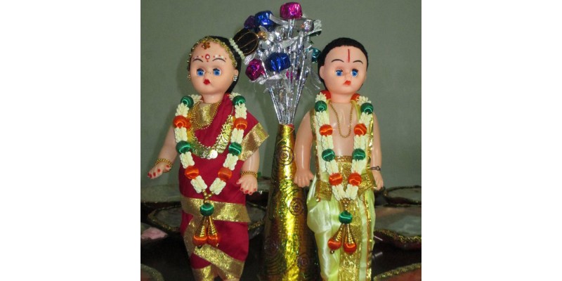 Rubber Doll Decorated - Iyengar - 1 Set Rubber Doll Decorated - Iyengar - 1 Set